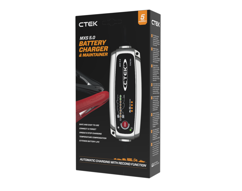 Recenze nabíječky autobaterií CTEK MXS 5.0 new - Portál řidiče